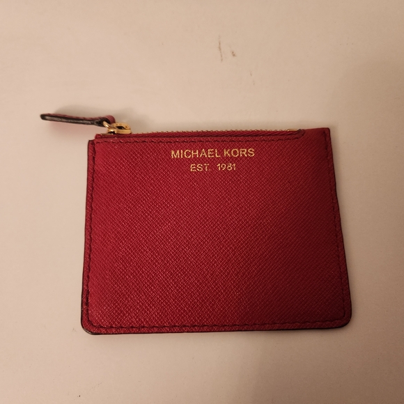 Michael Kors Accessories - Michael Kors Red Card Holder